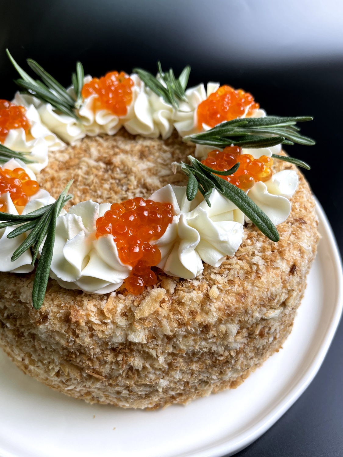 Бенто "Наполеон с лососем "